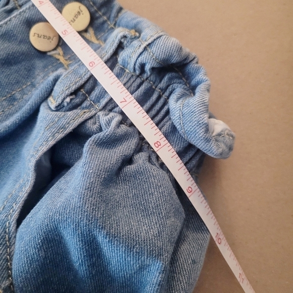 Amazon Cinch Waist Cuffed Denim Mom Shorts Size XS - Picture 8 of 11